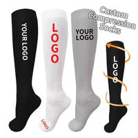 Qualité de luxe genou haute longue sport Deadlift chaussettes automne tricoté pour enfants personnalisable manchette bas numérique dessiné à la main