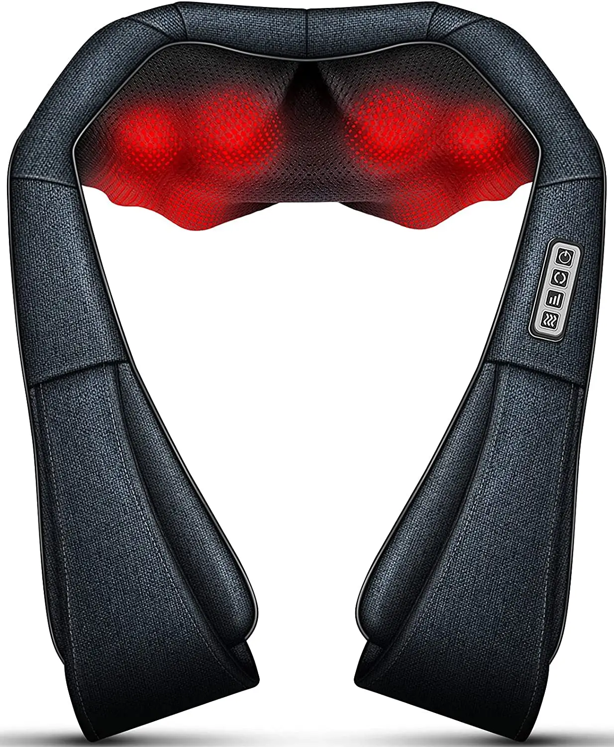 Shiatsu Nek Massager Met Warmte, Back Massager Deep Tissue Kneden Voor Rug, Nek, Schouder, Voet