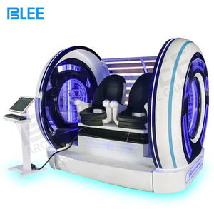 Vr Parque de Atracciones Simulador Dinámico Película Juego Parque Temático 2 Asiento Realidad Virtual Cine Huevo Silla 9d Vr Silla - Product Image 1