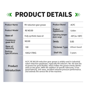 Grasso Lubrificante Industriale ACFC <span class=keywords><strong>RE</strong></span> NO.00 per Robot Yaskawa, Riduttore per Robot - Product Image 2