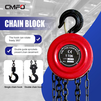 Palans à chaîne manuels en alliage d'aluminium G80 personnalisés CMFO avec support 1 an, capacité 5 tonnes, mini outil de levage 3m, facteur de sécurité 1.25
