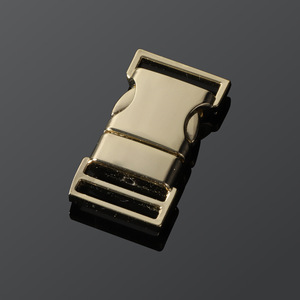 Alloy Metal Side Release Buckle Light Gold Adjustable <b>Snap</b> <b>Fastener</b> For Bags Durable Hardware - Product Image 1