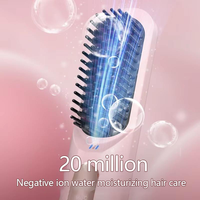 Brosse à cheveux multifonctionnelle MESKY, petite, sans fil, rechargeable par USB, avec batterie