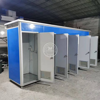 Salle de bain préfabriquée WC douche extérieure avec toilette toilettes chimiques portables toilette mobile Camping extérieur Portable