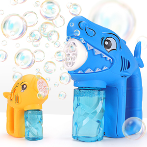 WANNA BUBBLES Nuevo Diseño OEM/ODM Venta al por Mayor Pistola de Burbujas Eléctrica Automática de 6 Agujeros con Forma de Tiburón/Ballena Juguete de Burbujas para Exteriores - Product Image 1