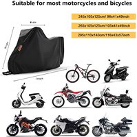 Housse étanche pour moto avec moteur 210D, 600D, étanche, protection pour l'extérieur, pour Scooter électrique