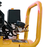 Compresor de Aire Industrial de 50l de Alta Potencia, Eléctrico, sin Aceite, con Reducción de Ruido, Accionamiento por Pistón, con Motor