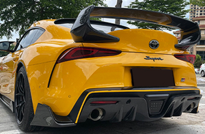 High Quality Carbon Fiber GT Double Deck <b>Rear</b> <b>Spoiler</b> for Toyota GR Supra A90 A91 2019 up - Product Image 5