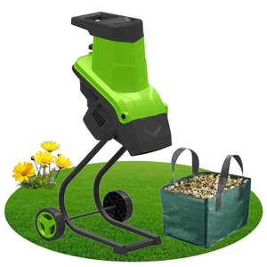 Vertak 2200W/2500W déchiqueteuse de feuilles d'herbe multifonctionnelle broyeur de feuilles électrique de jardin avec sac de collecte - Product Image 1