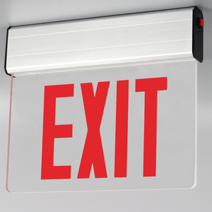 Señal de salida de emergencia LED del mercado norteamericano con luz de emergencia recargable LED con lista UL - Product Image 3