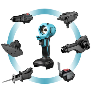 Sierra de cadena multifunción 8 en 1 sin escobillas F FZH, taladro inalámbrico, llave de impacto, sierra de calar en uno, juego combinado de herramientas eléctricas universales. - Product Image 5