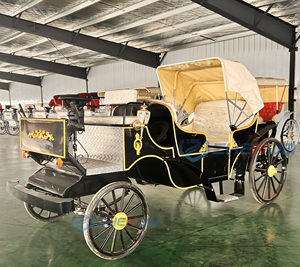 Charrette Électrique en Gros pour Visites Touristiques, Parcs d'Attractions, Mariages – Charrette à Chevaux à Vendre pour le Tourisme et les Événements Spéciaux - Product Image 4