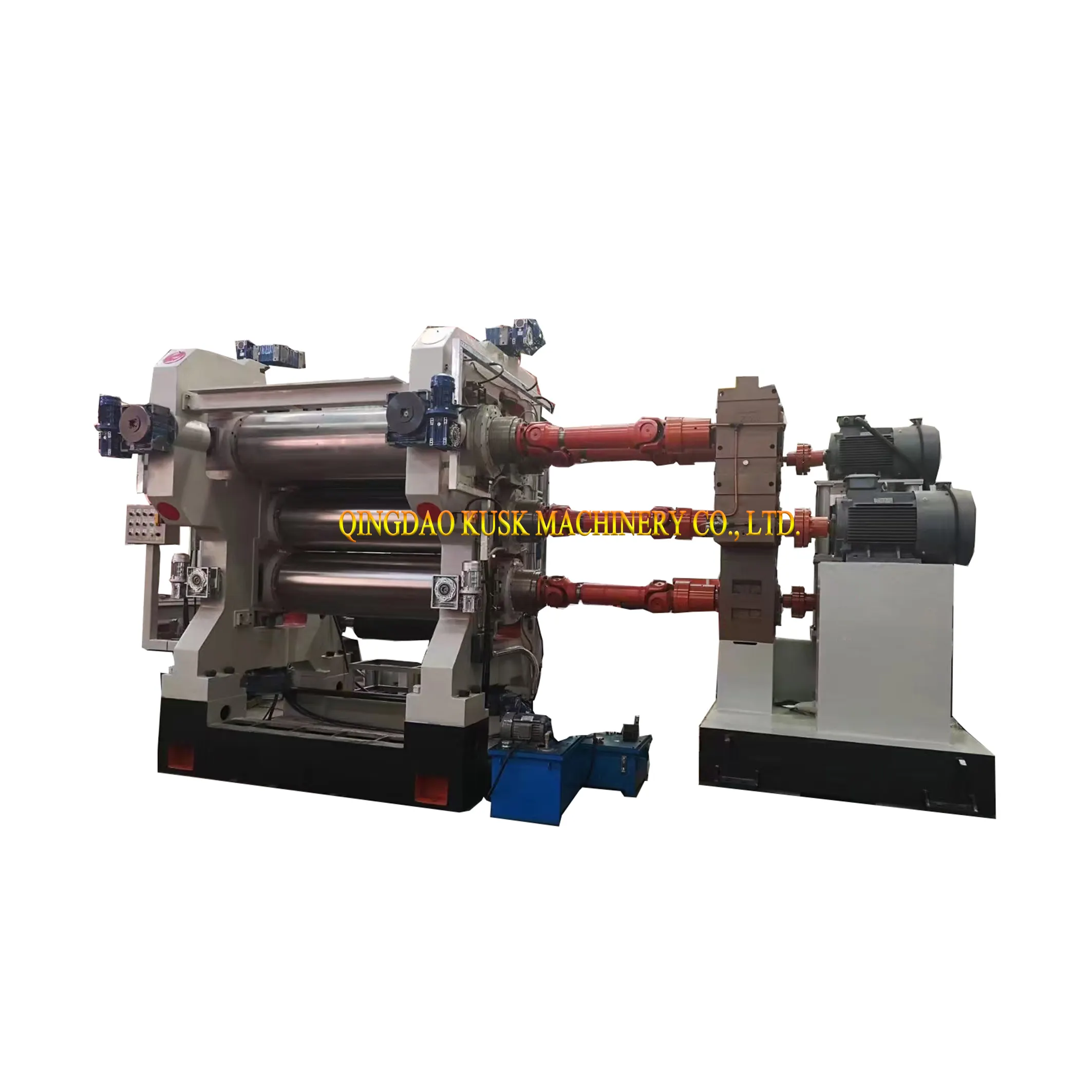 High Performance 2, 3, 4 Roll Rubber Calender/Calendering Roll Mill Machine for PVC Film Production Line