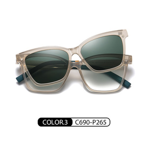 Gafas de Sol Polarizadas DOISYER Light TR90 para Conductor, Nuevo Diseño con Clip Magnético, Color Gris Rosa, Protección UV, Europa y América - Product Image 5