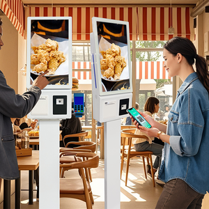 Kiosco de Autoservicio Táctil de 21.5/23.8/27 Pulgadas con Impresora/Escáner para Navegación de Menús y Pedidos en Tiendas de Comida Rápida, Café y Bebidas - Product Image 6