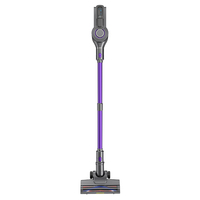 Aspirateur léger 8-en-1 anti-emmêlement et à fixation murale pour sols durs, tapis et poils d'animaux