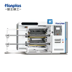 HTF-AL Hanplas 0.02-0.1mm thickness Pure Aluminum foil Label Slitting Machine