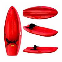 Kayak simple assis sur le dessus, 1.8m, bon marché, pour enfants et enfants, à partir d'un vrai Kayak jeune