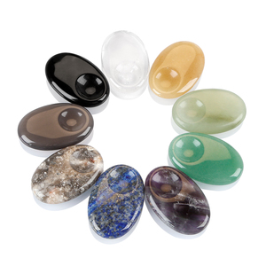 Pietra Antistress Feng Shui a Forma di Goccia, Cristallo Naturale per <span class=keywords><strong>Chakra</strong></span> e Guarigione Reiki, Utilizzata per Relax o Riduzione dell'Ansia - Product Image 2