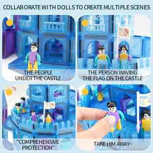 Tendance produits blocs <span class=keywords><strong>de</strong></span> <span class=keywords><strong>construction</strong></span> magnétiques ensemble <span class=keywords><strong>de</strong></span> jouets 5.5cm carreaux magiques congelés cadeaux <span class=keywords><strong>de</strong></span> noël pour les enfants en plastique Durable pour - Product Image 3