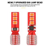 Ancho de luz modificado coche Led lente bombilla T10 lámpara pequeña Super brillante coche luces exteriores luces de circulación General al por mayor