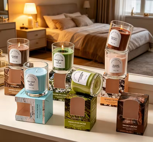 เทียนหอม6กลิ่นชุดเทียนไขถั่วเหลืองเทียนหอมระเหยสำหรับผ่อนคลายที่บ้าน - Product Image 1