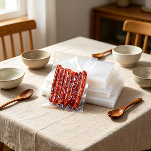 Rollo Texturizado Transparente al Vacío, Sellado con Calor, Impresión por Grabado, Personalizado, al por Mayor, a Prueba <span class=keywords><strong>de</strong></span> Humedad, para Alimentos Enlatados y Alimentos para Mascotas - Product Image 1