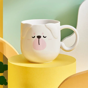 Taza de leche y café para niños de 300-400 ml con asa, taza de agua de plástico resistente al calor, taza de dibujos animados para enjuague bucal y cepillo de dientes - Product Image 6
