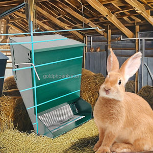 YYC PH266 Comedero <span class=keywords><strong>de</strong></span> Metal <span class=keywords><strong>de</strong></span> Nuevo Tipo <span class=keywords><strong>para</strong></span> Mascotas Pequeñas, <span class=keywords><strong>Bebederos</strong></span> <span class=keywords><strong>para</strong></span> <span class=keywords><strong>Conejos</strong></span> y Roedores con Tapa - Product Image 3