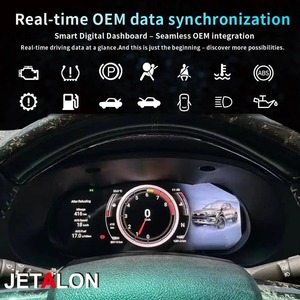 Pantalla LCD de 12.3 Pulgadas para Toyota Fortuner Hilux Revo 2016-2024, Panel Digital, Cabina Virtual, Reproductor Multimedia para Auto - Product Image 5