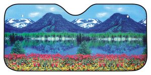 Pare-<span class=keywords><strong>soleil</strong></span> en forme de ballon à air chaud, pare-brise pour voiture, SUV, feuille d'aluminium, accessoire pliable, décoration de fenêtre, pour véhicule - Product Image 3