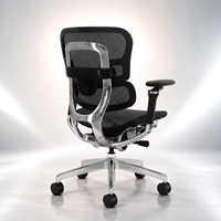 Silla de Oficina Ergonómica Moderna de Malla de Alta Calidad al por Mayor, Giratoria, Extensible, Plegable, Ajustable, de PU, para Uso Comercial y Hospitalario