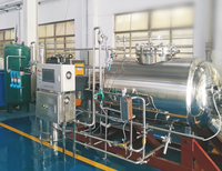 Bioréacteur à semi-conducteurs robuste pour compostage, cuve de fermentation horizontale, contrôle PLC, capacité 50L, pompe/moteur BLBIO-SS