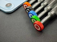 Jeu de tournevis RELIFE RL-717A à tête fusée, conception entièrement nouvelle spécialement conçue pour l'IP17 pour la réparation de précision des téléphones portables