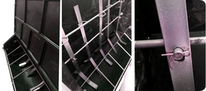 Mangeoire à porcelets à 12 trous, composite, double face, anti-arche, pour les élevages de porcs à grande échelle - Product Image 4