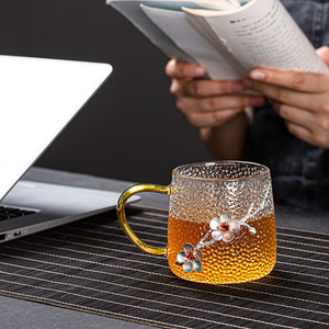 Di alta Qualità di Vetro Bere <span class=keywords><strong>Set</strong></span> Con Manico Tazza di <span class=keywords><strong>Caffè</strong></span> Latte Tazza Di Tè Nero Tazza Del Fiore Tazza di Tè - Product Image 5