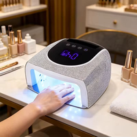 Sèche-ongles en gel diamanté de haute qualité 96W, lampe à ongles UV LED rechargeable sans fil avec poignée pour salon de manucure