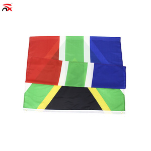 Venta caliente juego de copa de fútbol <span class=keywords><strong>Sudáfrica</strong></span> <span class=keywords><strong>bandera</strong></span> al aire libre poliéster 3*5 pies <span class=keywords><strong>Bandera</strong></span> de país de <span class=keywords><strong>Sudáfrica</strong></span> para eventos animando - Product Image 5