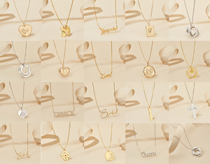 Cadeau <span class=keywords><strong>maman</strong></span> Plaqué or 18 carats Pierre de naissance Lettre Bijoux CAD <span class=keywords><strong>Dessin</strong></span> Collier <span class=keywords><strong>Anniversaire</strong></span> Argent 925 Personnalisé Pierre Nom Collier - Product Image 4