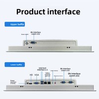 PC industriel à écran tactile, mini, sans ventilateur, VGA, RS232, montage mural, Windows, Android, RK3566, 32 Go, en stock