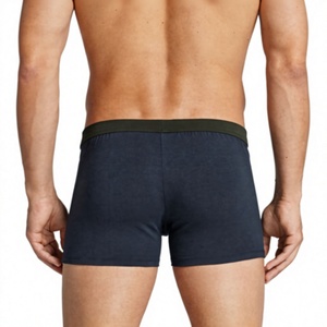 Comfortable Men's Cotton Spandex <b>Boxer</b> Briefs Quick Dry Mid-Rise <b>Custom</b> Logo OEM ODM Private Label - Product Image 4