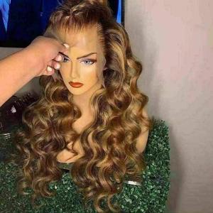 Peluca de cabello humano con encaje 427 de luz, peluca de cabello humano con encaje frontal HD, 30 días de duración, sin motivo - Product Image 1