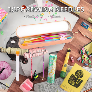 Aiguilles à tricoter et à coudre faites à la main, marqueurs de mailles au <span class=keywords><strong>crochet</strong></span>, clips de verrouillage pour le tricot - Product Image 2