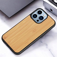 Casing HP Anti Benturan TPU Grosir, Casing HP Kayu Asli, Casing HP Kayu Alami untuk iPhone 11/12/13/14