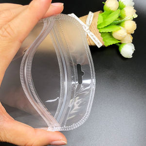 ถุงซิปล็อกแบบใสมีรูแขวนปิดผนึกในตัวหลายขนาดกระเป๋าด้าน<span class=keywords><strong>หน้า</strong></span>และด้านหลังเครื่องประดับของขวัญสำหรับอุปกรณ์เสริม - Product Image 5