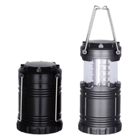 Lanterne de camping LED portable alimentée par batterie, lampe LED extérieure lumineuse avec poignée pour la randonnée, l'escalade et l'utilisation en voiture