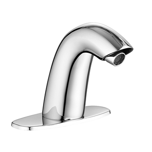 HY-178A ก๊อกน้ำระบบเซ็นเซอร์แบบไม่มีสัมผัสชุบโครเมี่ยมอัตโนมัติดีไซน์ทันสมัยสำหรับห้องครัวอ่างล้างหน้าแบบหลุมเดียวก๊อกน้ำทองเหลือง - Product Image 1