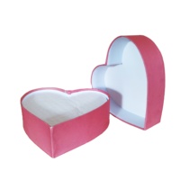 Xin xin — emballage personnalisé en forme de cœur, boîte cadeau de mariage, en forme de cœur, pour la saint-valentin, rouge