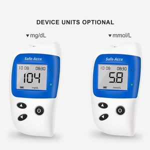 Vente en gros de lecteurs de <span class=keywords><strong>glycémie</strong></span> portables pour usage domestique, entièrement automatiques et sans code, dispositif de surveillance de la <span class=keywords><strong>glycémie</strong></span> de qualité médicale. - Product Image 2