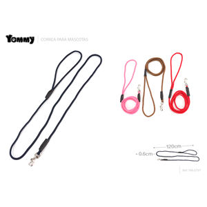 Guinzaglio per cani Yommy Pet, corda in nylon da 120 cm con clip in metallo - Product Image 2